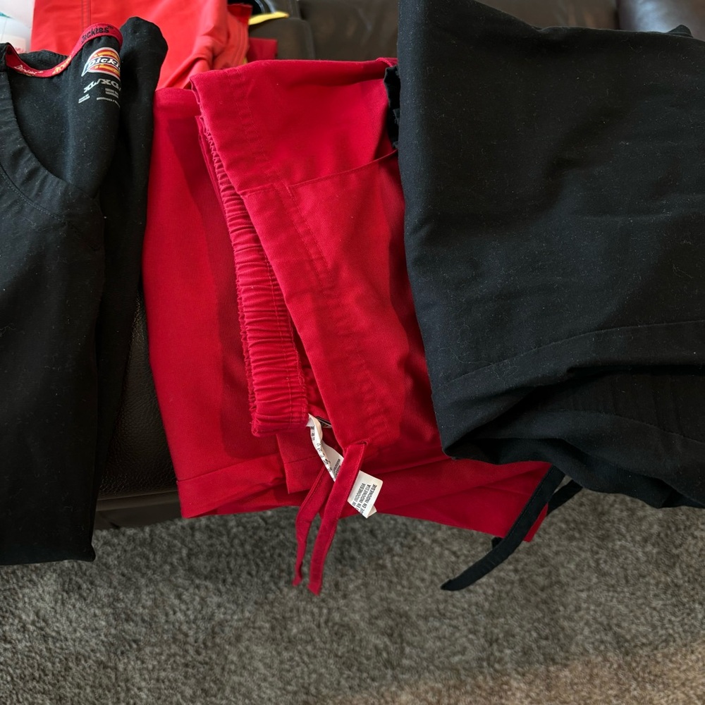 Scrubs (nursing uniforms.). Some brand new with tags but most are used.  $5-$15